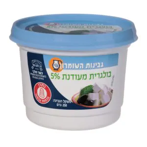 גבינה בולגרית מעודנת 250 גרם גבינות השומרון